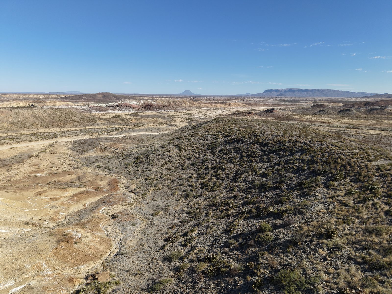 Drone elevation mapping for water harvesting on West Texas rangeland